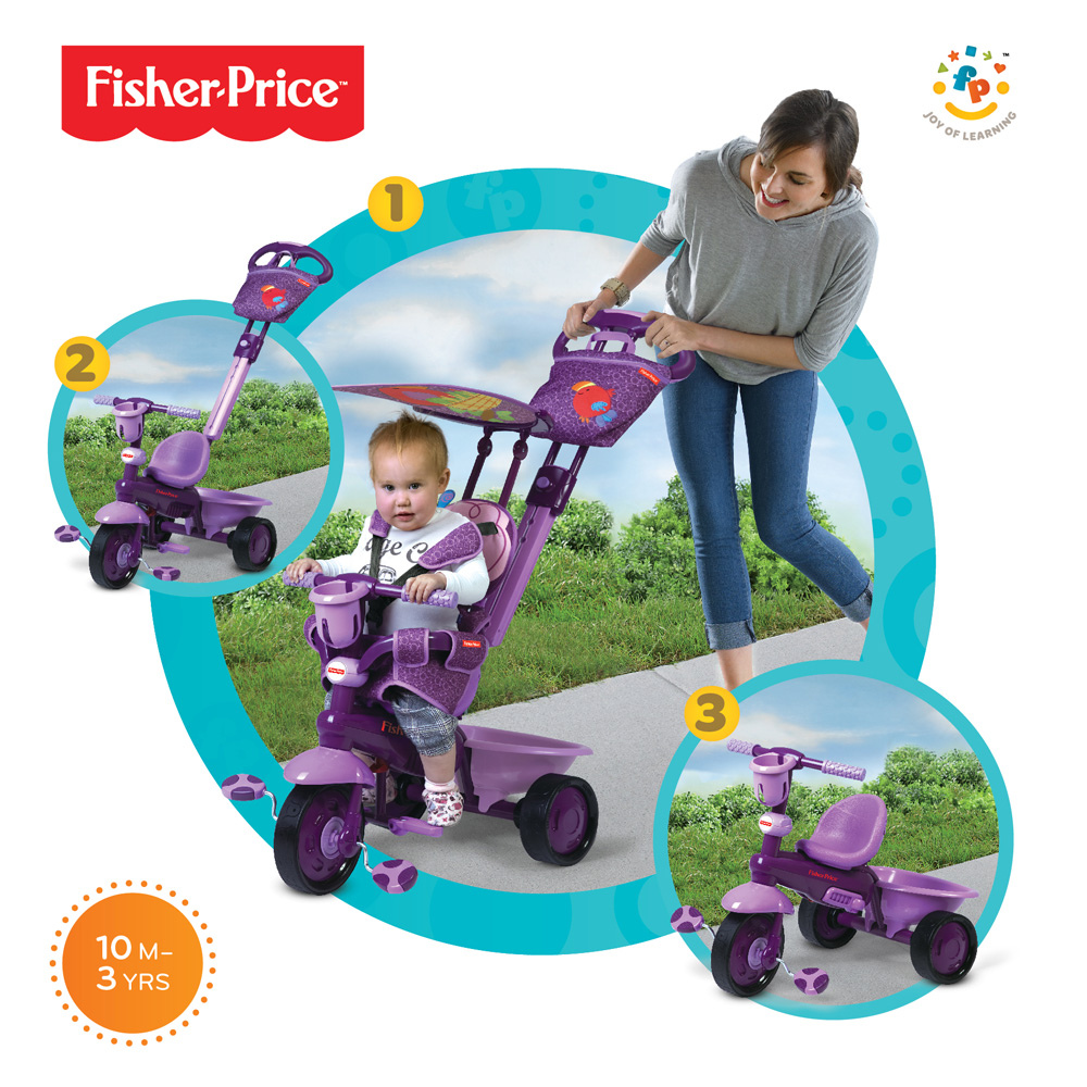 Fisher price tricycle store stroller