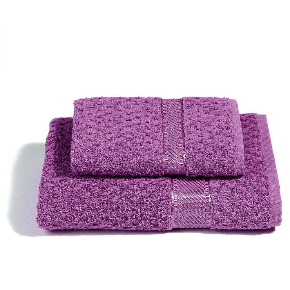 Set Asciugamani Batticuore Pretti - Spugna Jaquard Con Cuori, Made In Italy - Foto 6