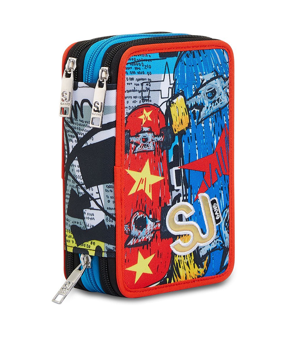 ASTUCCIO SPIDERMAN SCUOLA 3 SCOMPARTI CON ZIP