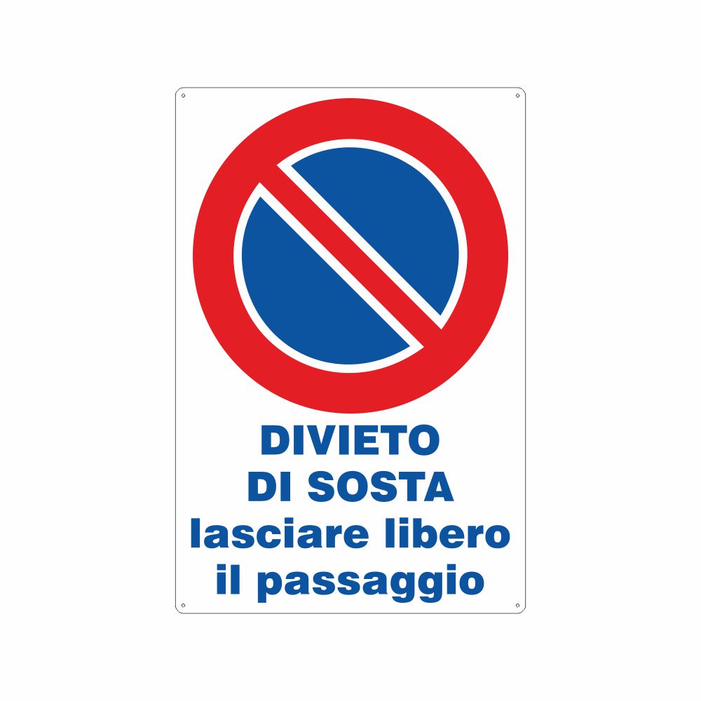 Centro Sill Shop Cartello Divieto di