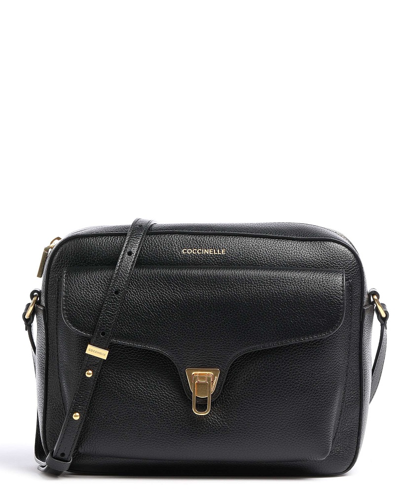 BORSA COCCINELLE TRACOLLA PELLE BEAT SOFT NERO HF6150401NOIR | Pelletterie  Reginato