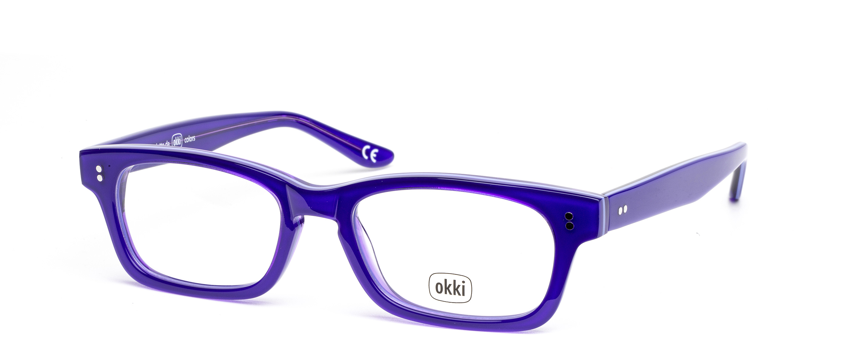 OKKI ADAM Col. 565 Viola fluo - montatura per occhiali OKKI colors