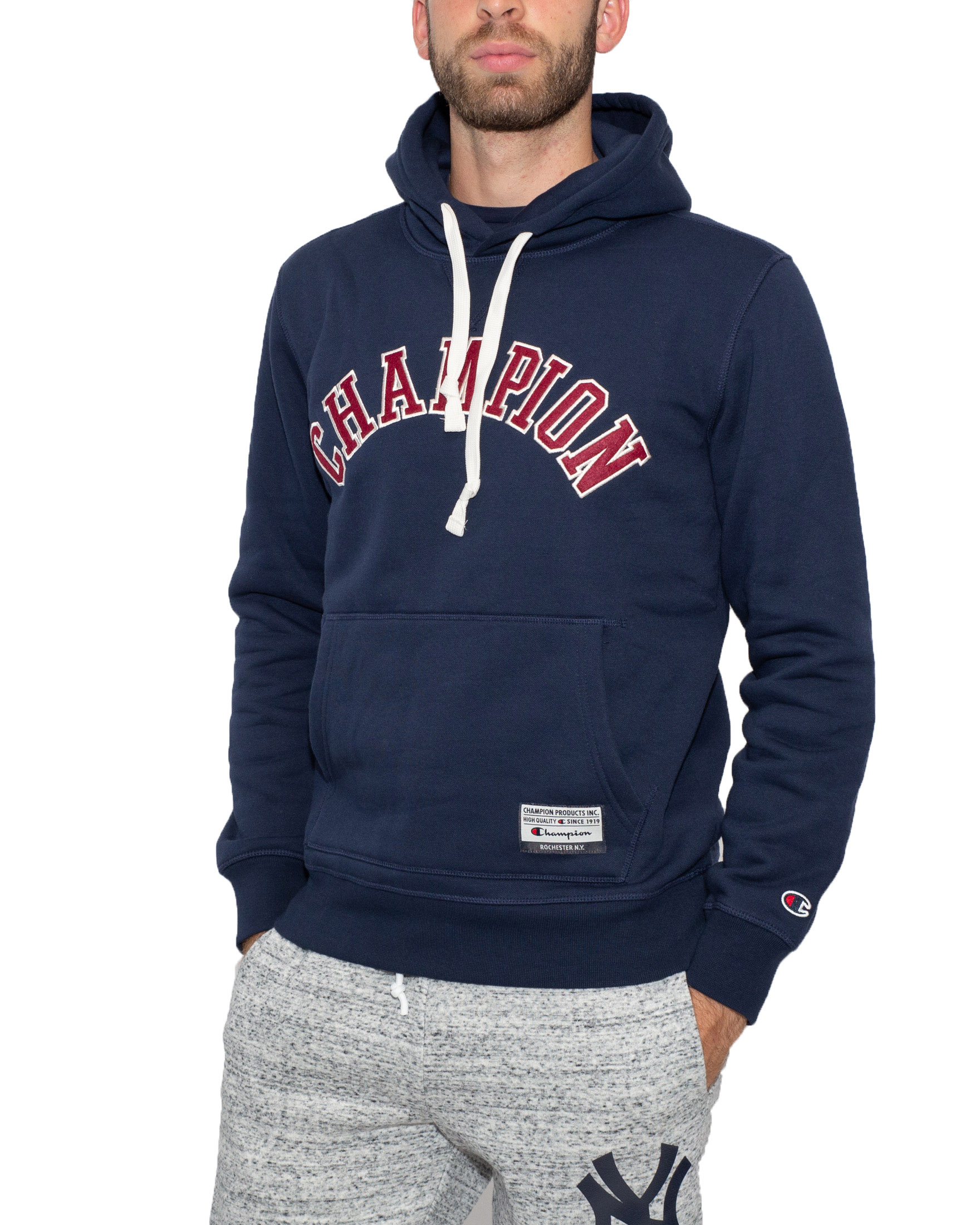 Champion felpa shop con cappuccio