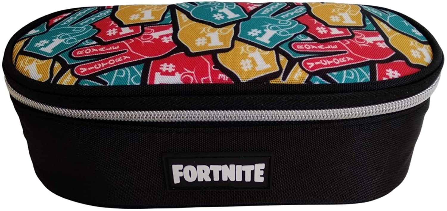 Astuccio 3 zip Sporty Victory Royale Fortnite Cancelleria Party