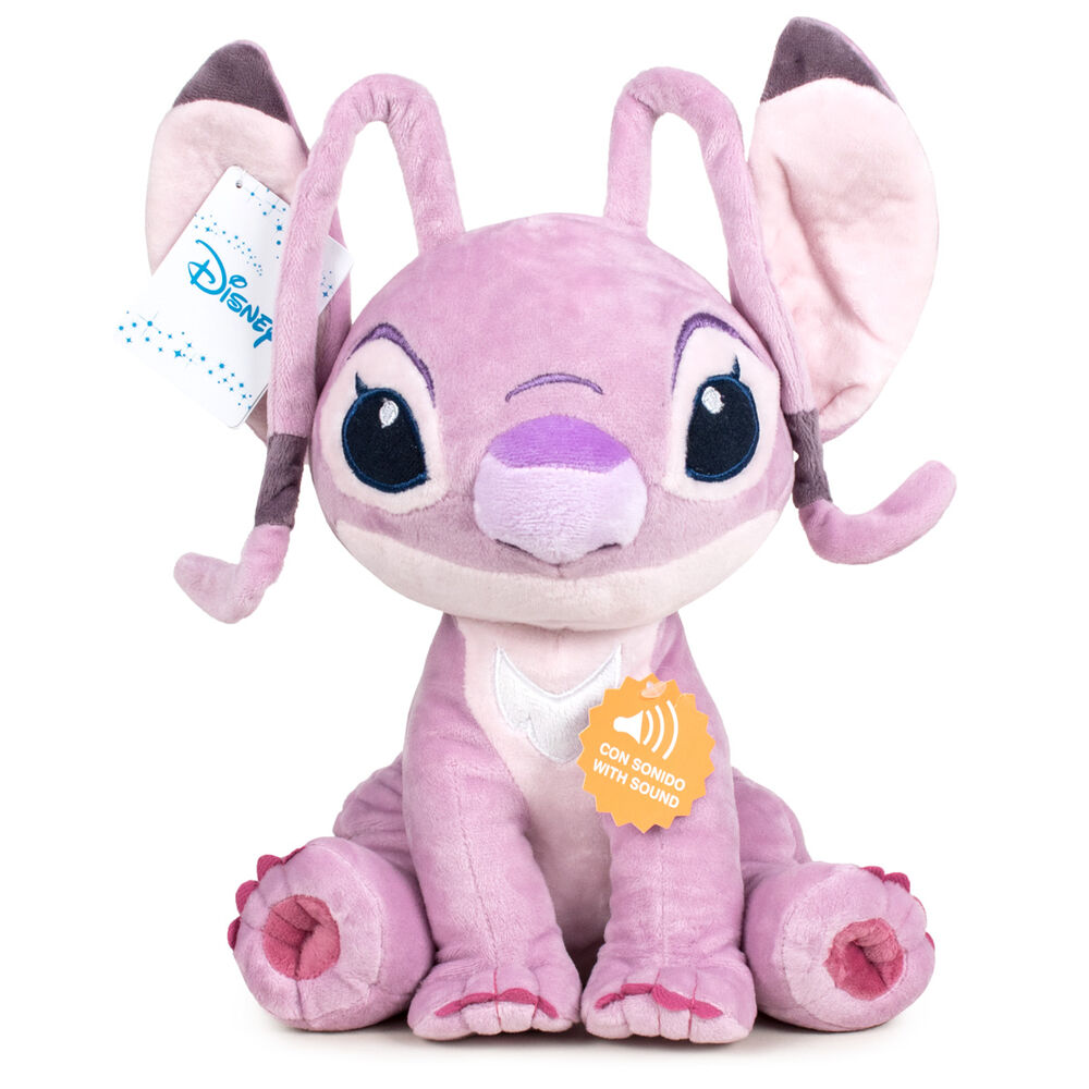 Lilo & Stitch - Peluche Leroy Rosso con Suono qualità Super Soft