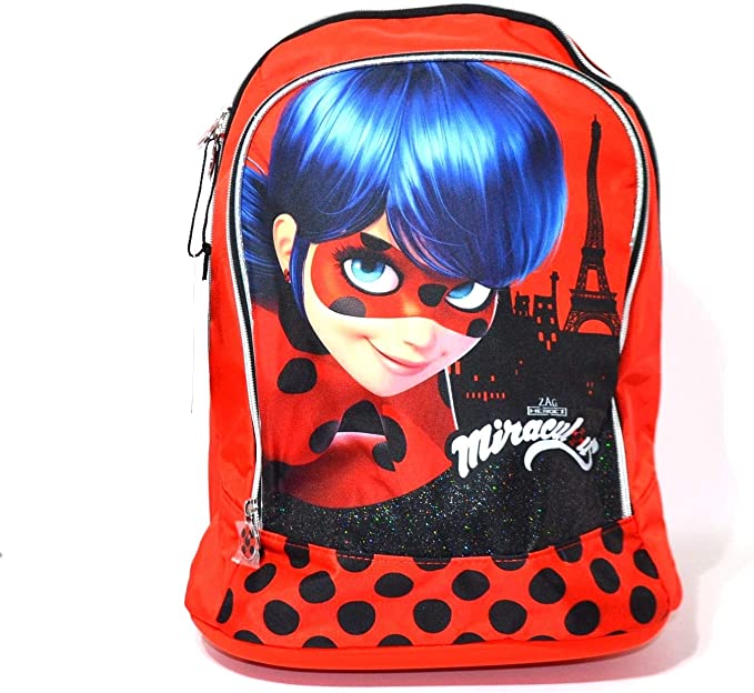 School Pack Zaino + Astuccio Triplo Miraculous