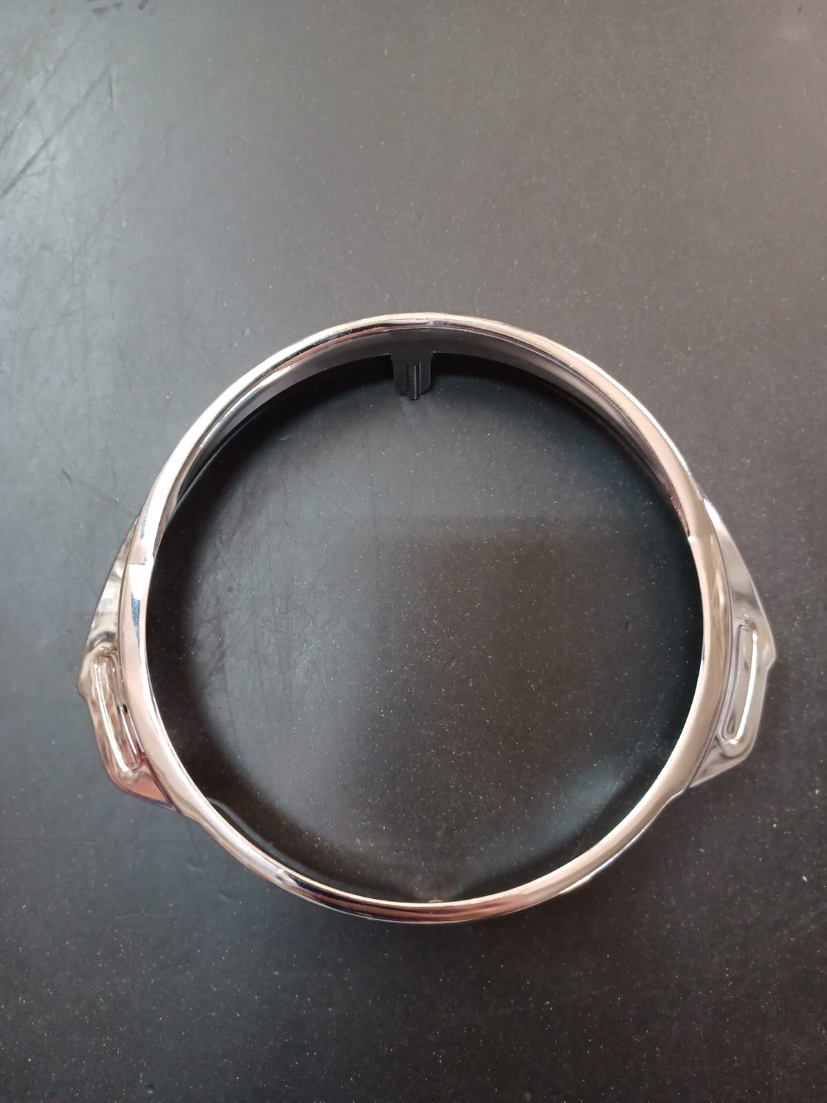 GHIERA FARO ANTERIORE IN FERRO CROMATA PER FANALE VESPA PX PE - Foto 12