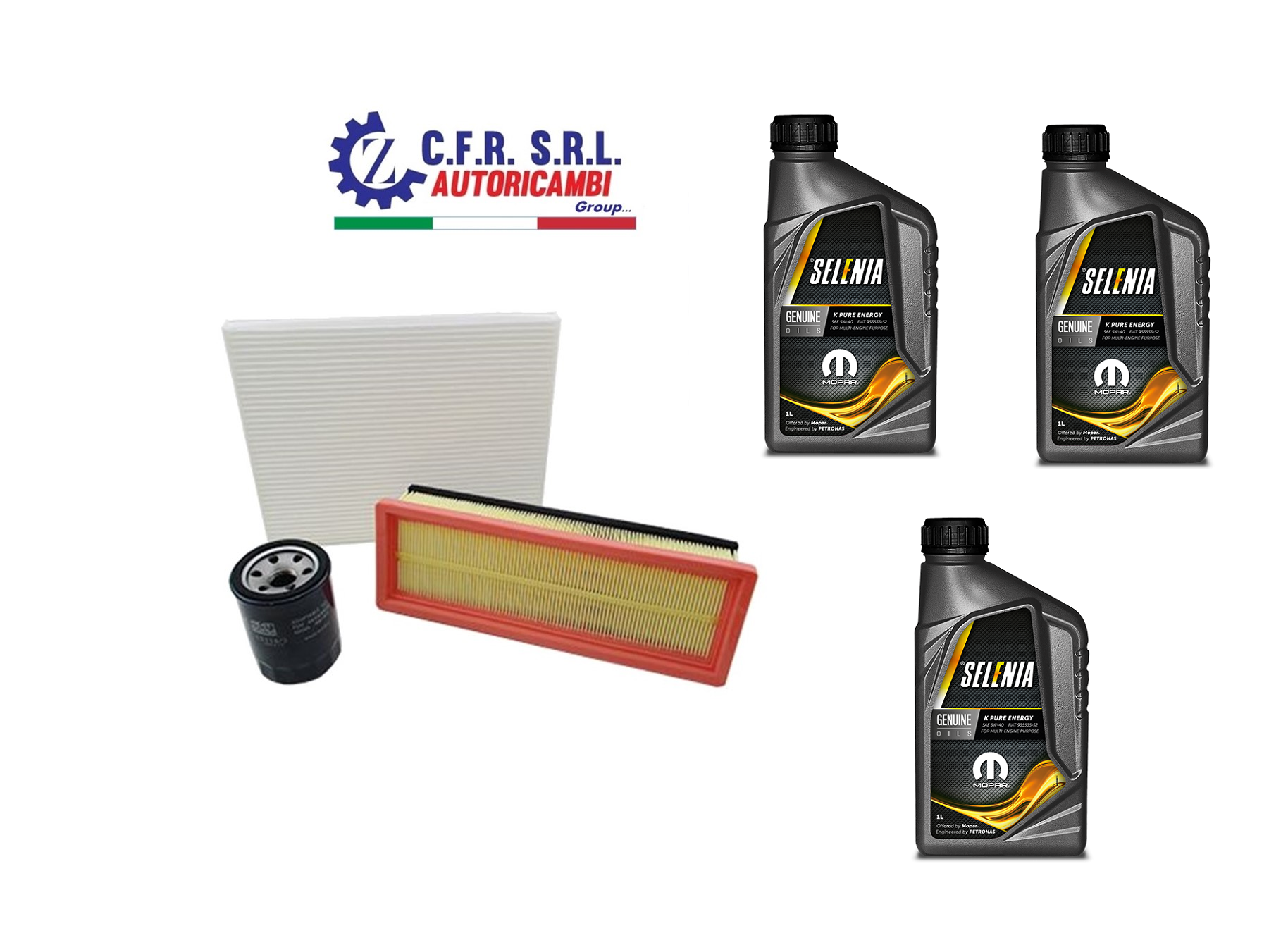 Kit Tagliando 4 Filtri Per Fiat 500 L 1.6 Multijet Diesel | Filtro Olio, Aria, Gasolio, Abitacolo - Foto 8