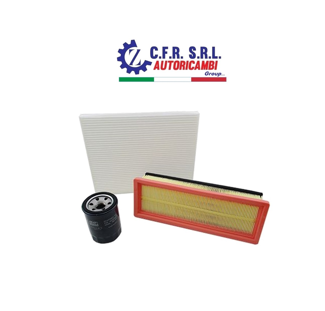 Kit 4 Filtri Auto Per Fiat Punto Evo 1.3 Multijet Euro 5 - Aria, Olio, Carburante E Abitacolo