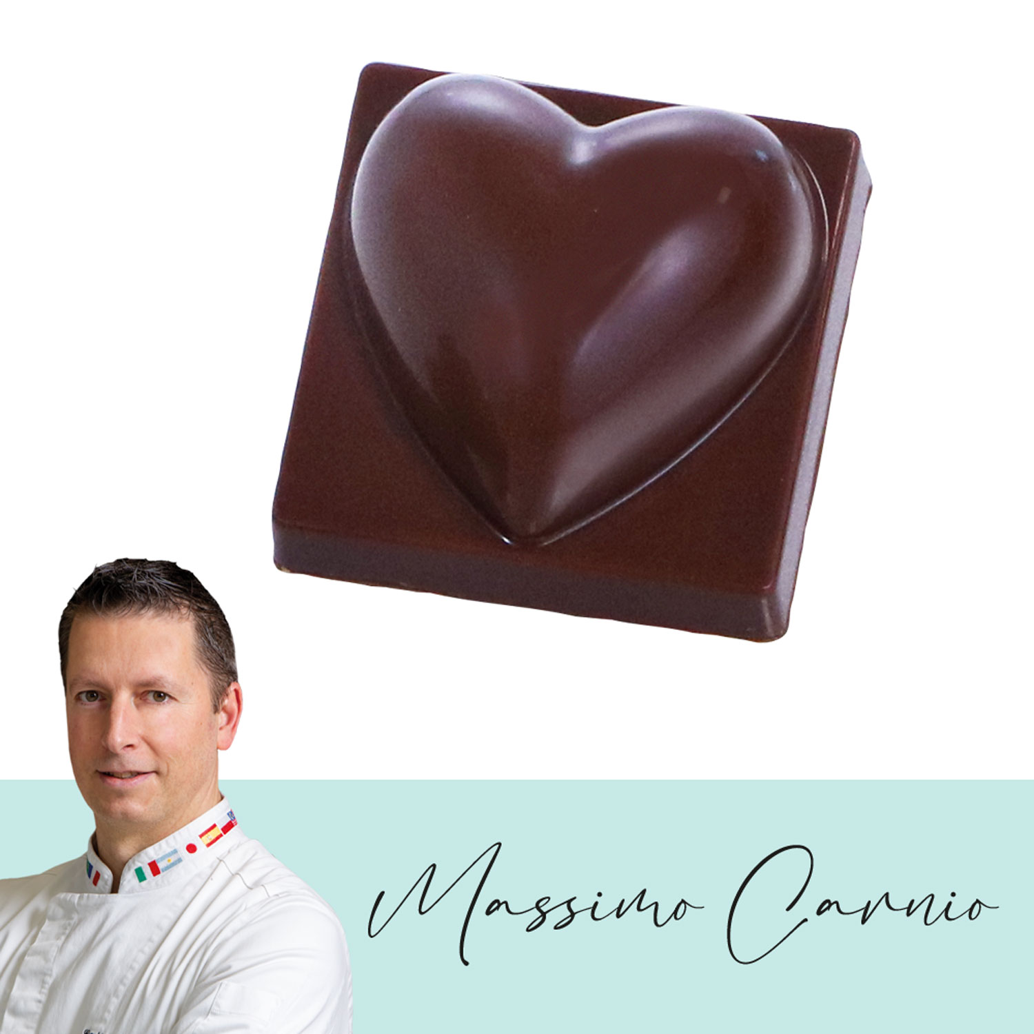 Stampo In Policarbonato Per Barrette Di Cioccolato Fondente - 3 Barrette Da 15,8x8,1x1,8 Cm - Strumento Professionale Per Cioccolato Fai Da Te