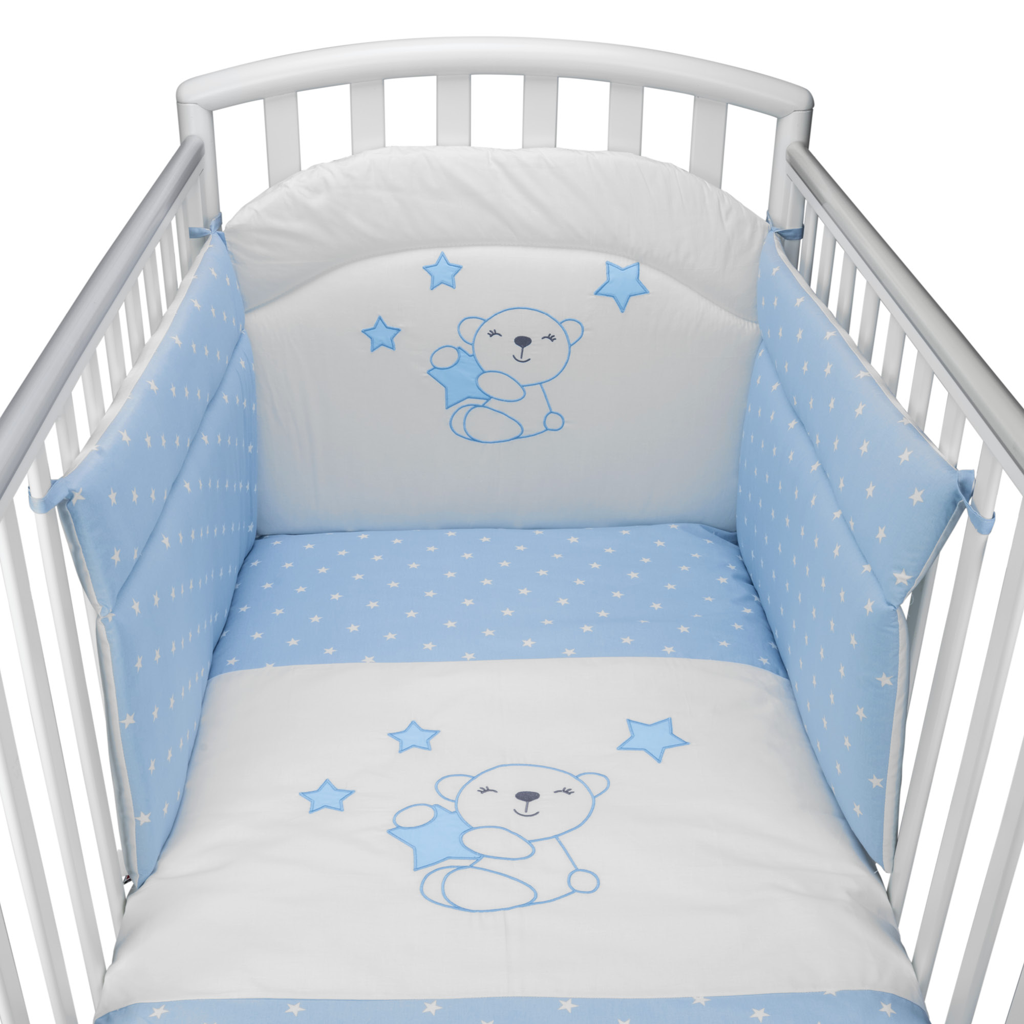 Paracolpi Lettino Traspirante O-BouBou - 60x120cm, Certificato Oeko-Tex | Rete 3D Sicura Per Neonati - Foto 8