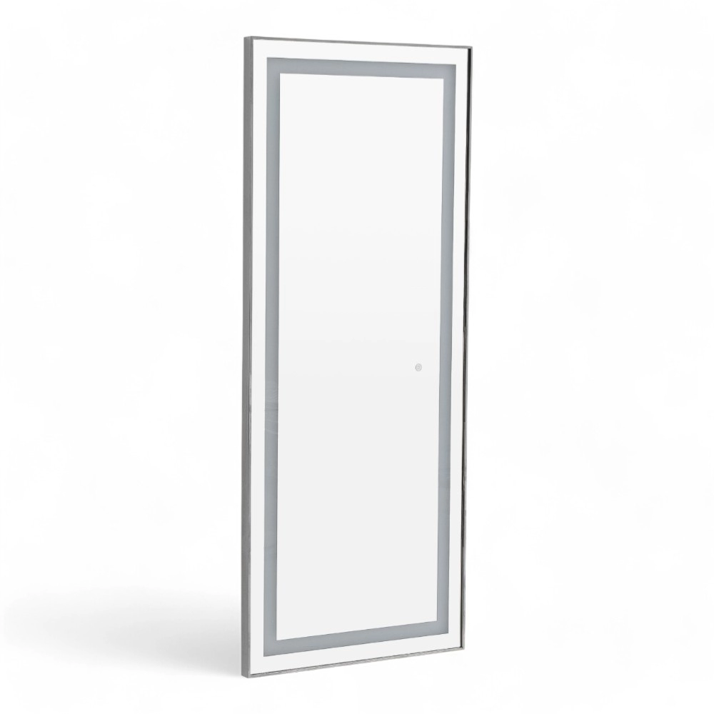 POSTAZIONE SPECCHIO | SQUARE.YC | LED E INSERTI ARGENTO