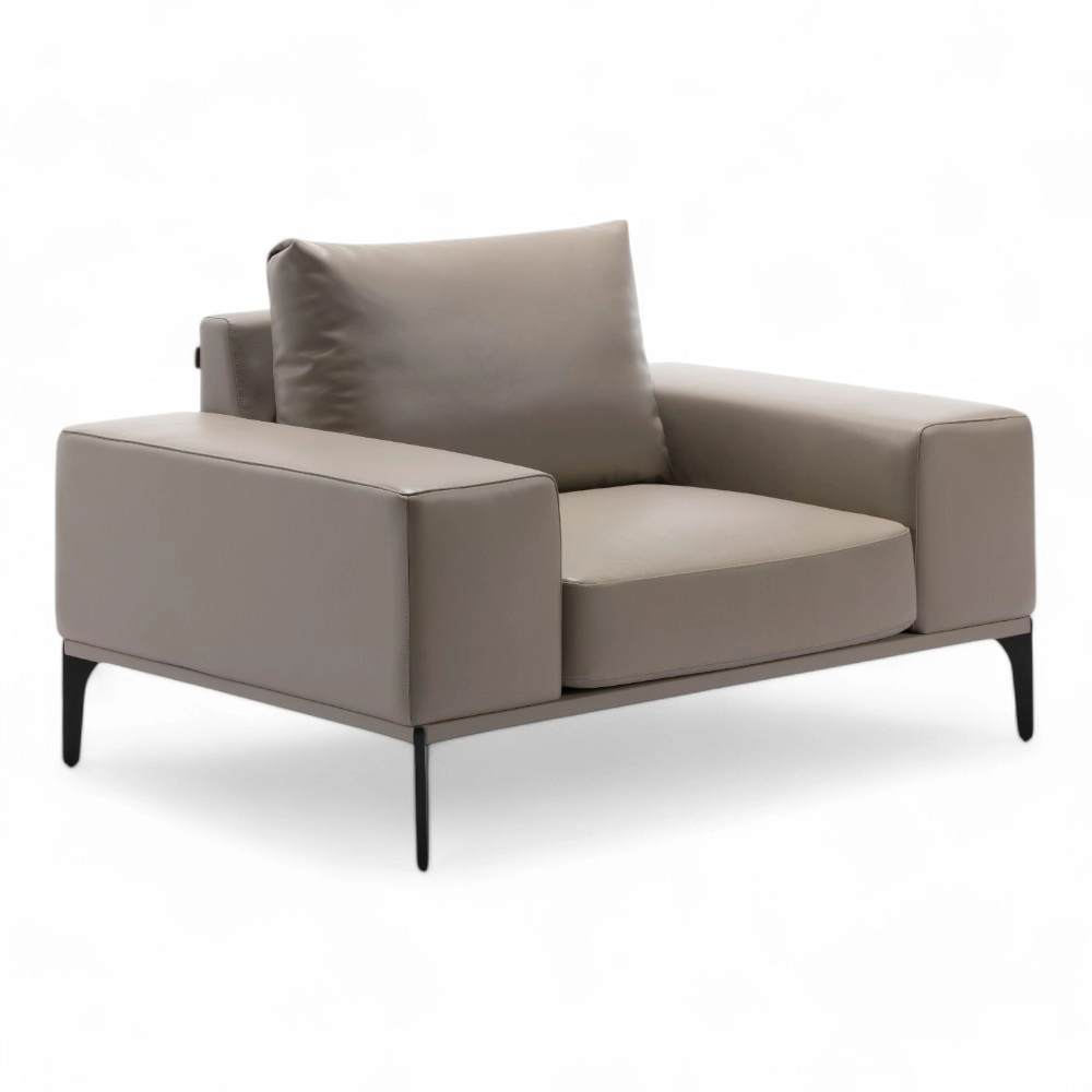 POLTRONA | FLUX.RN | SIMILPELLE GRIGIA