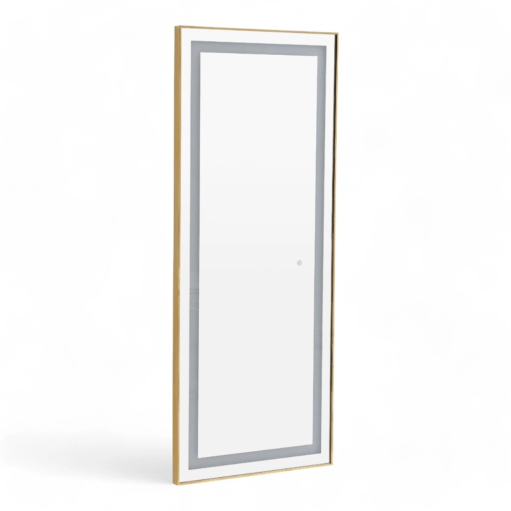 POSTAZIONE SPECCHIO | SQUARE.YC | LED E INSERTI ORO