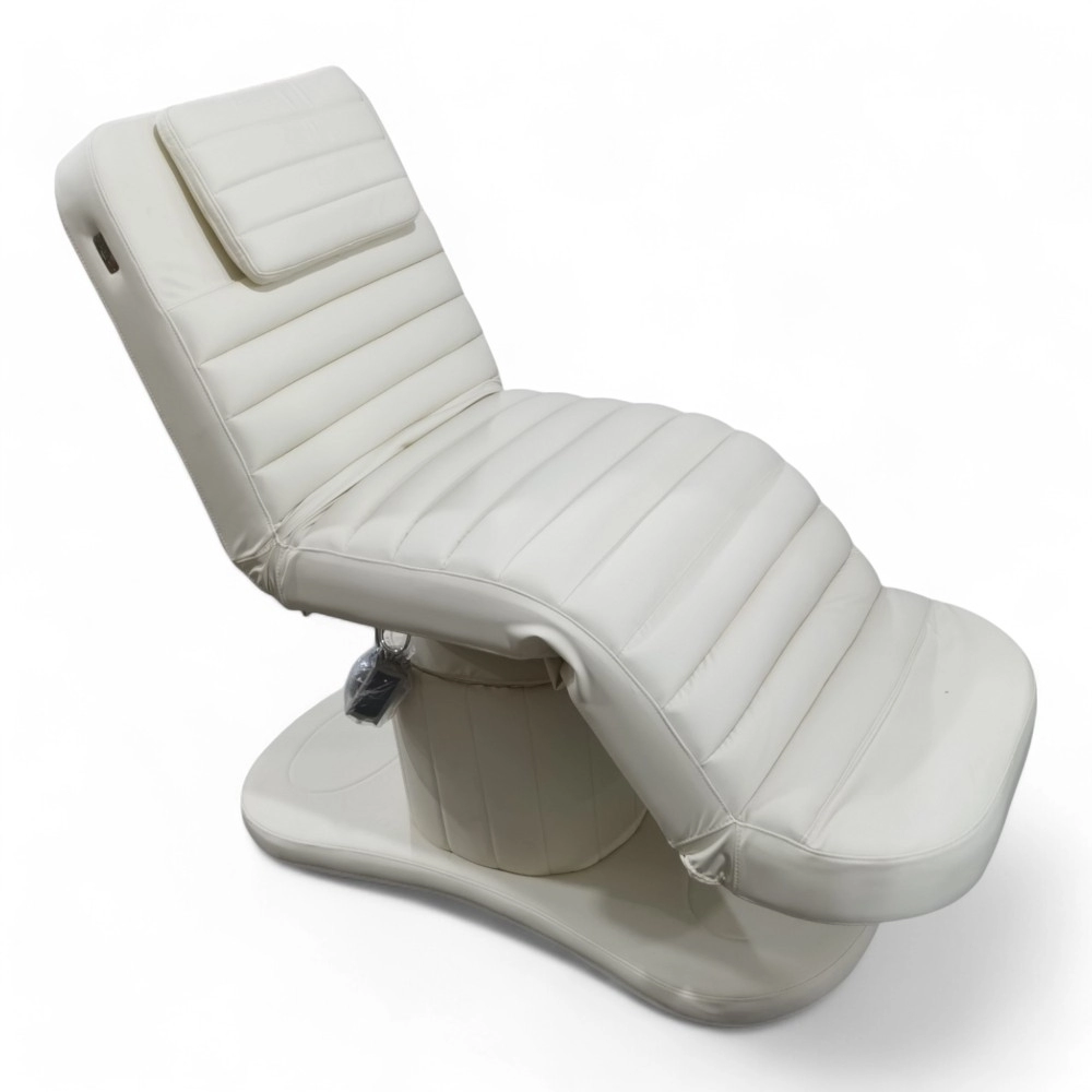 LETTINO ESTETICA | GOMAR-E.YC | ELETTRICO IN SIMILPELLE BIANCO PANNA