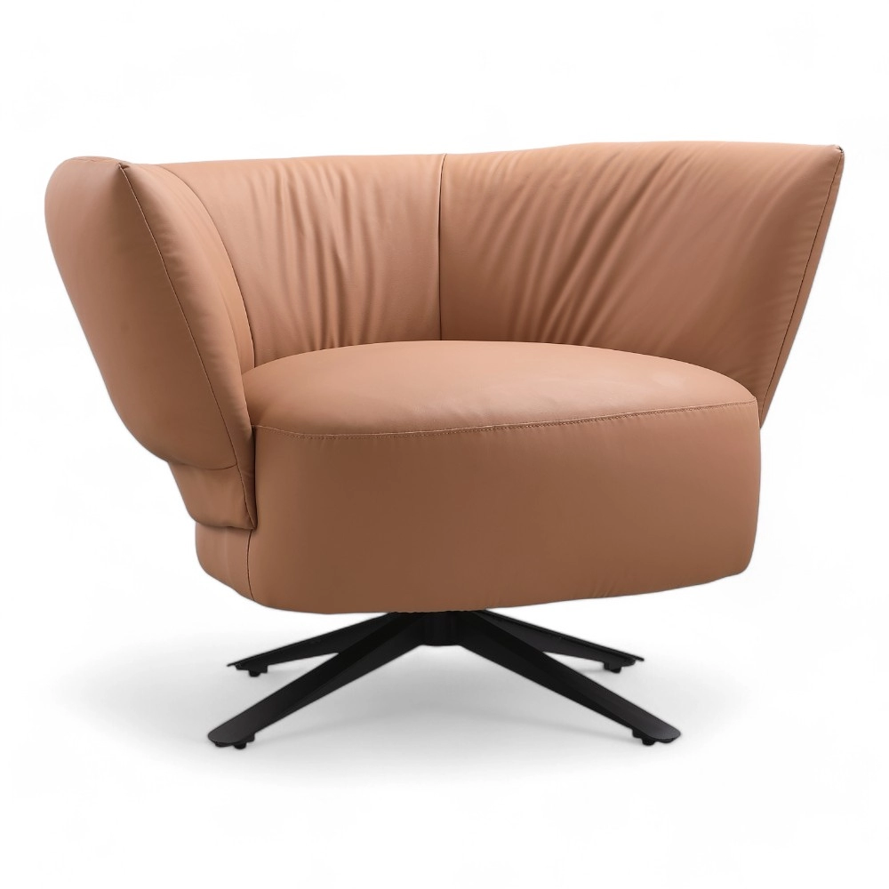 POLTRONA | BLISS.PR | SIMILPELLE MARRONE CAMMELLO