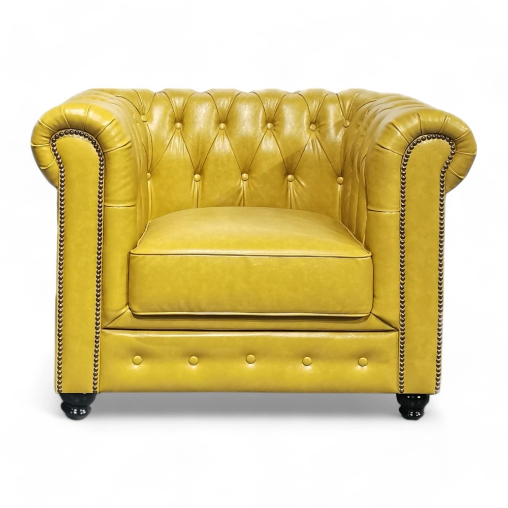 POLTRONA | CHEST.TR | SIMILPELLE GIALLA