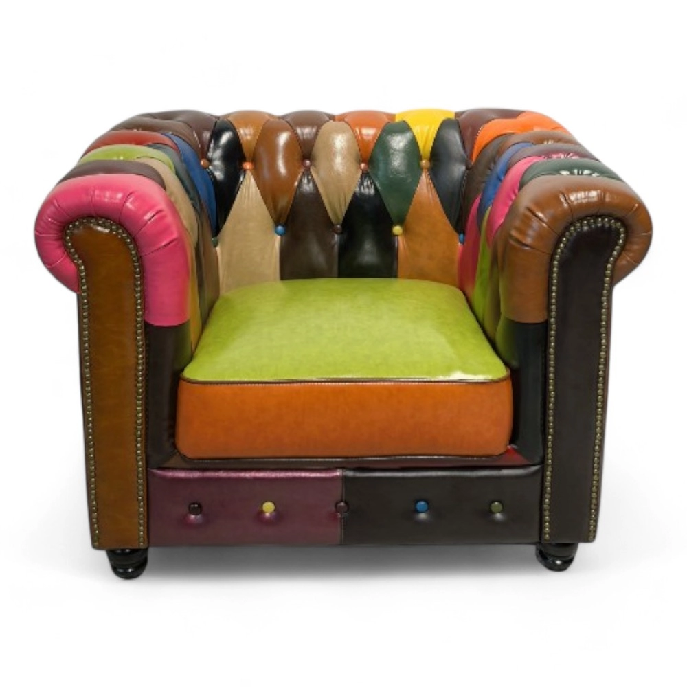 POLTRONA | CHEST.TR | SIMILPELLE MULTICOLORE