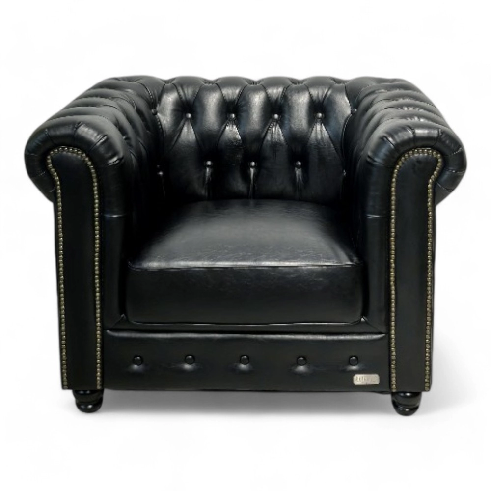 POLTRONA | CHEST.TR | SIMILPELLE NERA