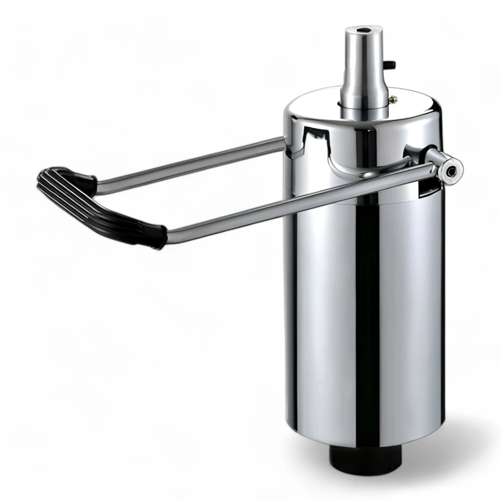 POMPA IDRAULICA POLTRONA BARBIERE ARGENTO