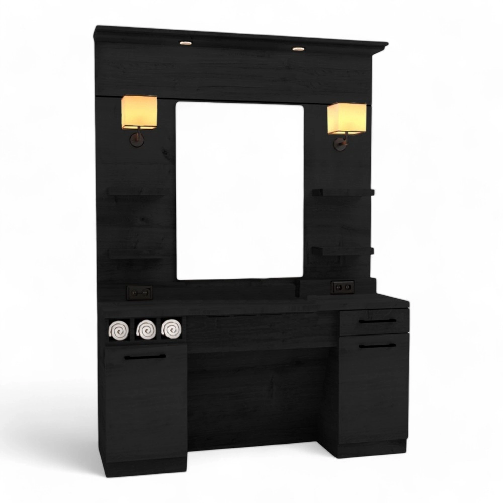 POSTAZIONE BARBIERE | URBAN.BR | NERA CON INSTALLAZIONE BIVALENTE