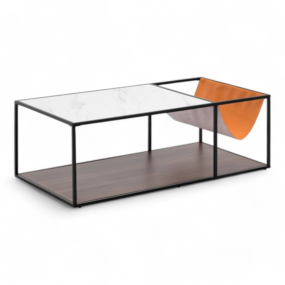 TAVOLINO | LIFE.RN | MELAMMINA ED ACCIAIO NERO