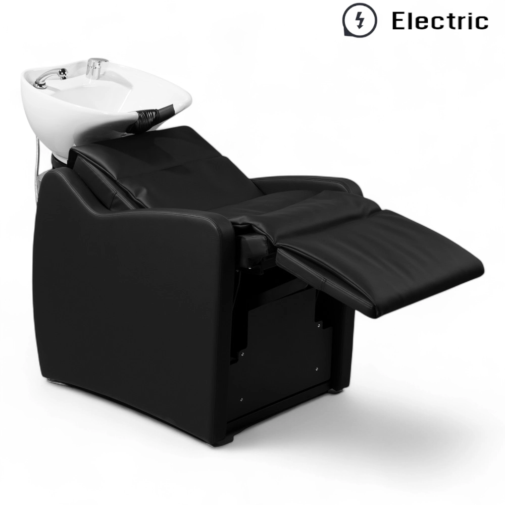 LAVATESTA PARRUCCHIERE | WOMA-E.MG | SIMILPELLE NERA CON ALZA GAMBE ELETTRICO