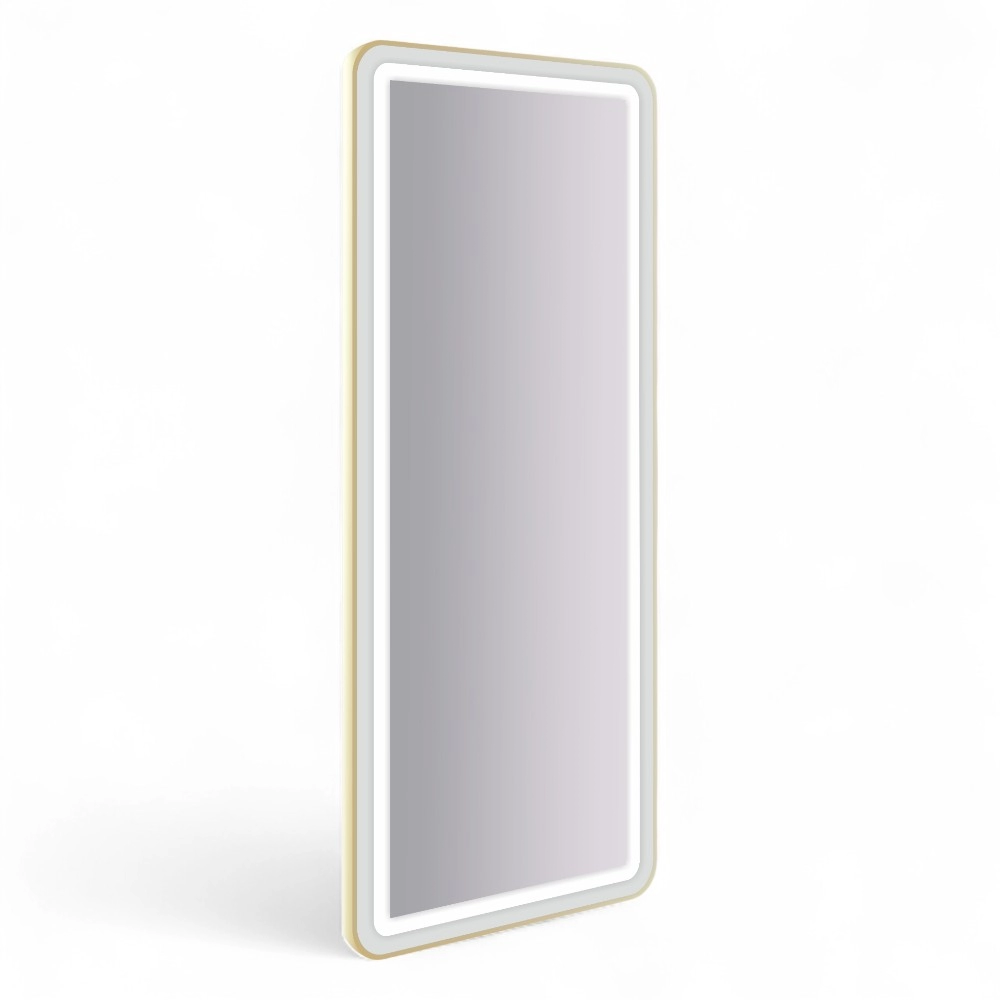 POSTAZIONE SPECCHIO | SQUARE.FN | LED E INSERTI ORO