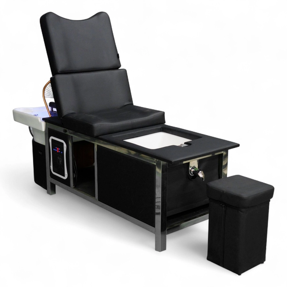 LAVATESTA PARRUCCHIERE SPA | NUVIA.MG | SIMILPELLE NERA CON PEDICURE E ACCESSORI BEAUTY