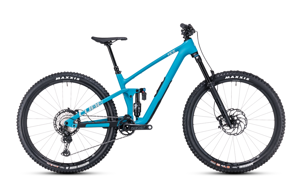 Cube Stereo ONE55 C:62 SLX 29 bondiblue´n´grey