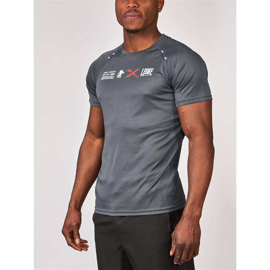 LEONE T-SHIRT EXTREMA 2.0 PRO GRIGIO CHIARO MOD.ABX24