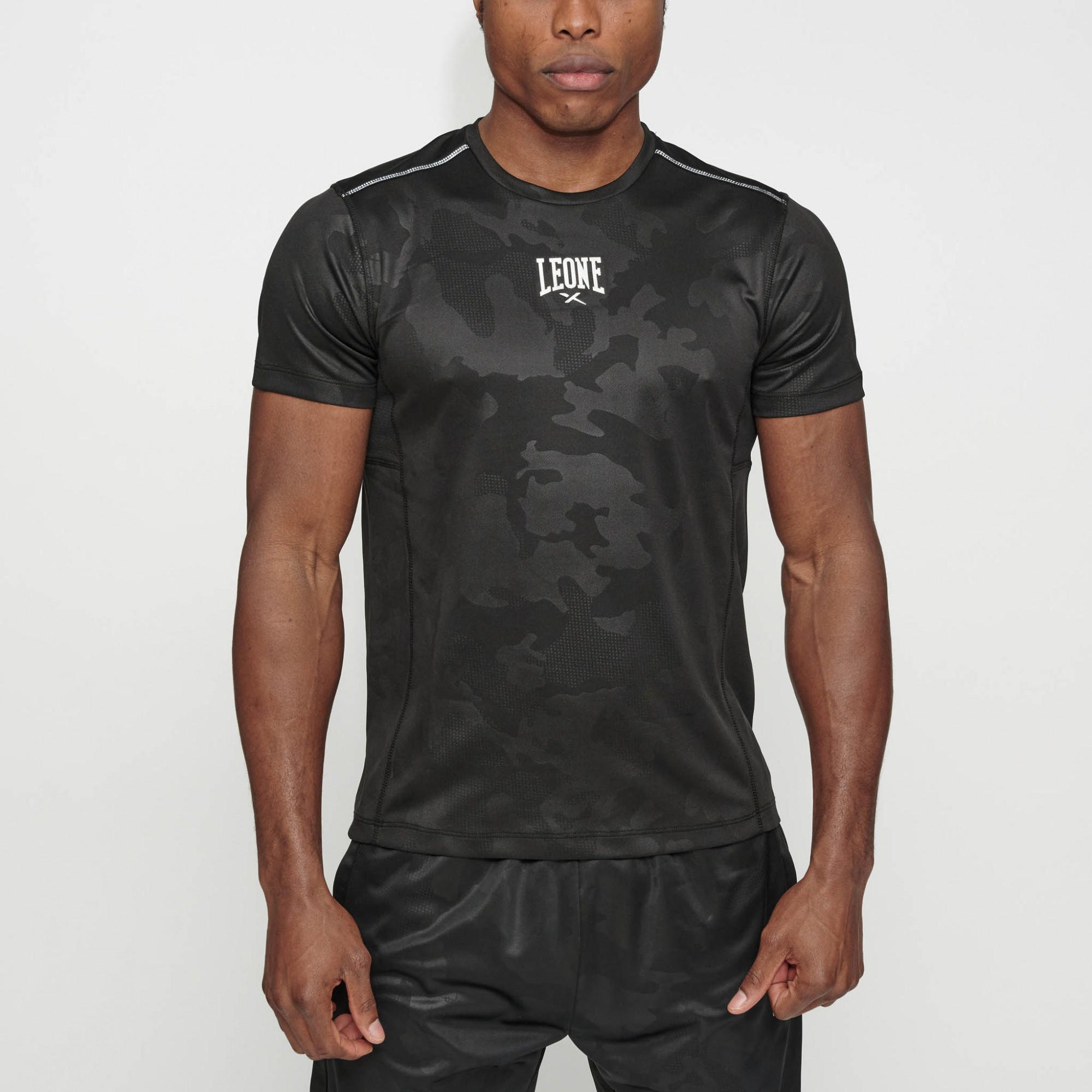 LEONE T-SHIRT CAMOBLACK MOD. ABX506 - MAGLIETTA ALLENAMENTO