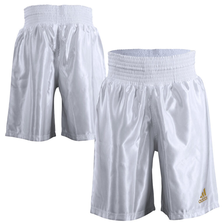 ADIDAS SHORTS MULTI BOXING IN SATIN BIANCO