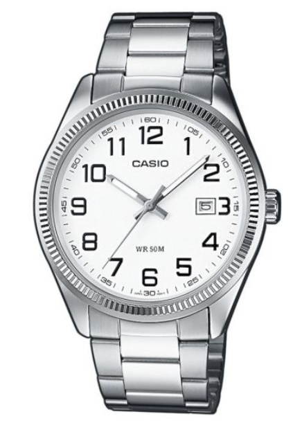 Casio Collection Argentato Acciaio orologio uomo FAGIANI