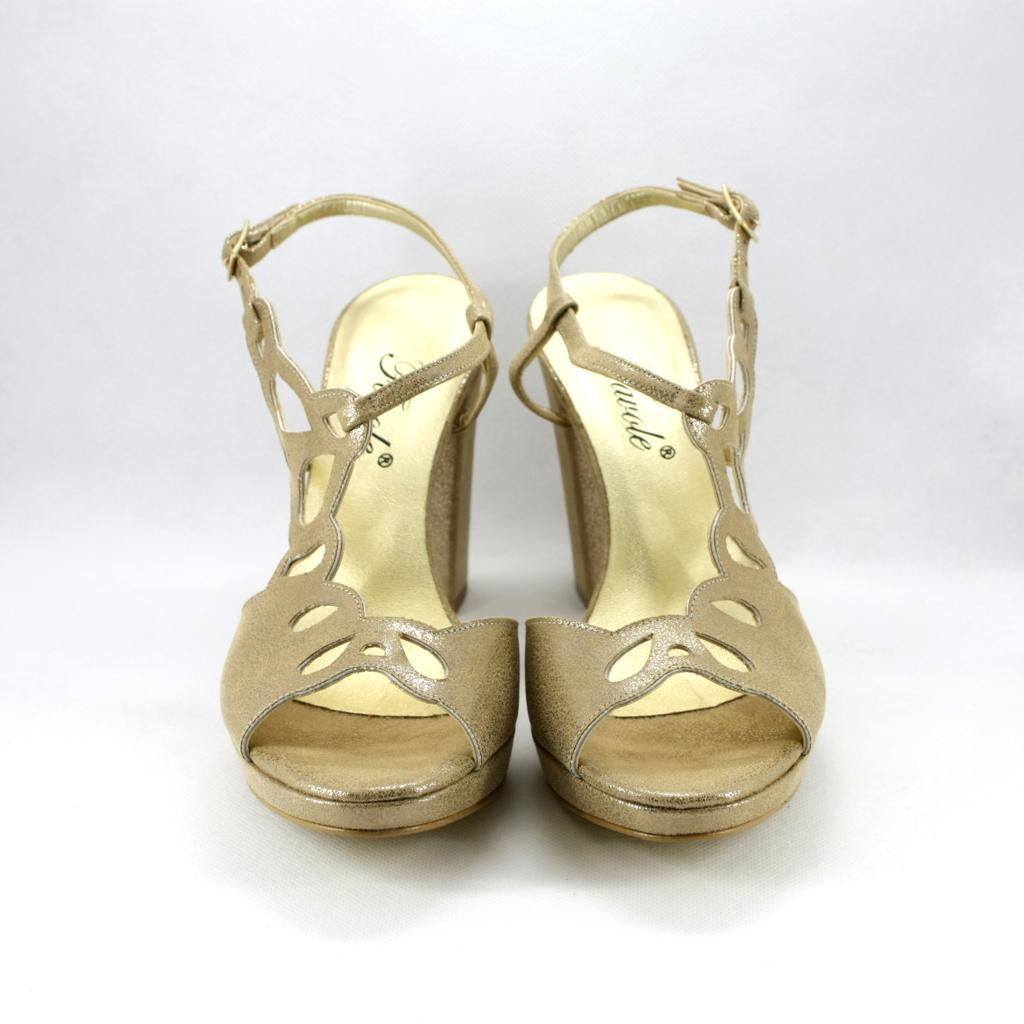 scarpe sposa oro