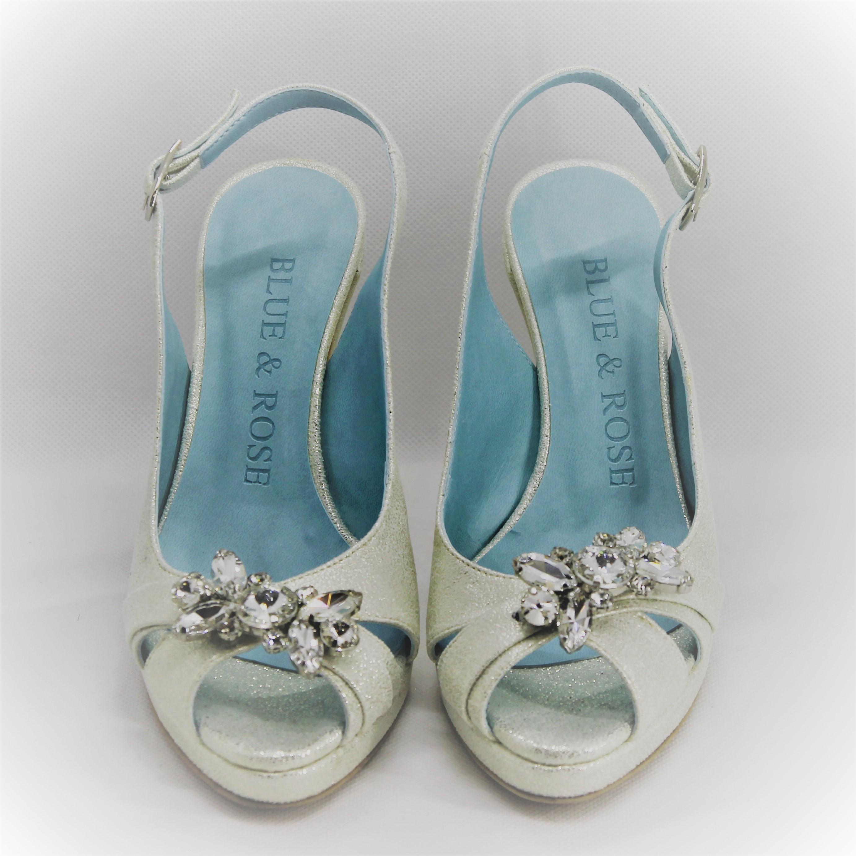 scarpe sposa blu