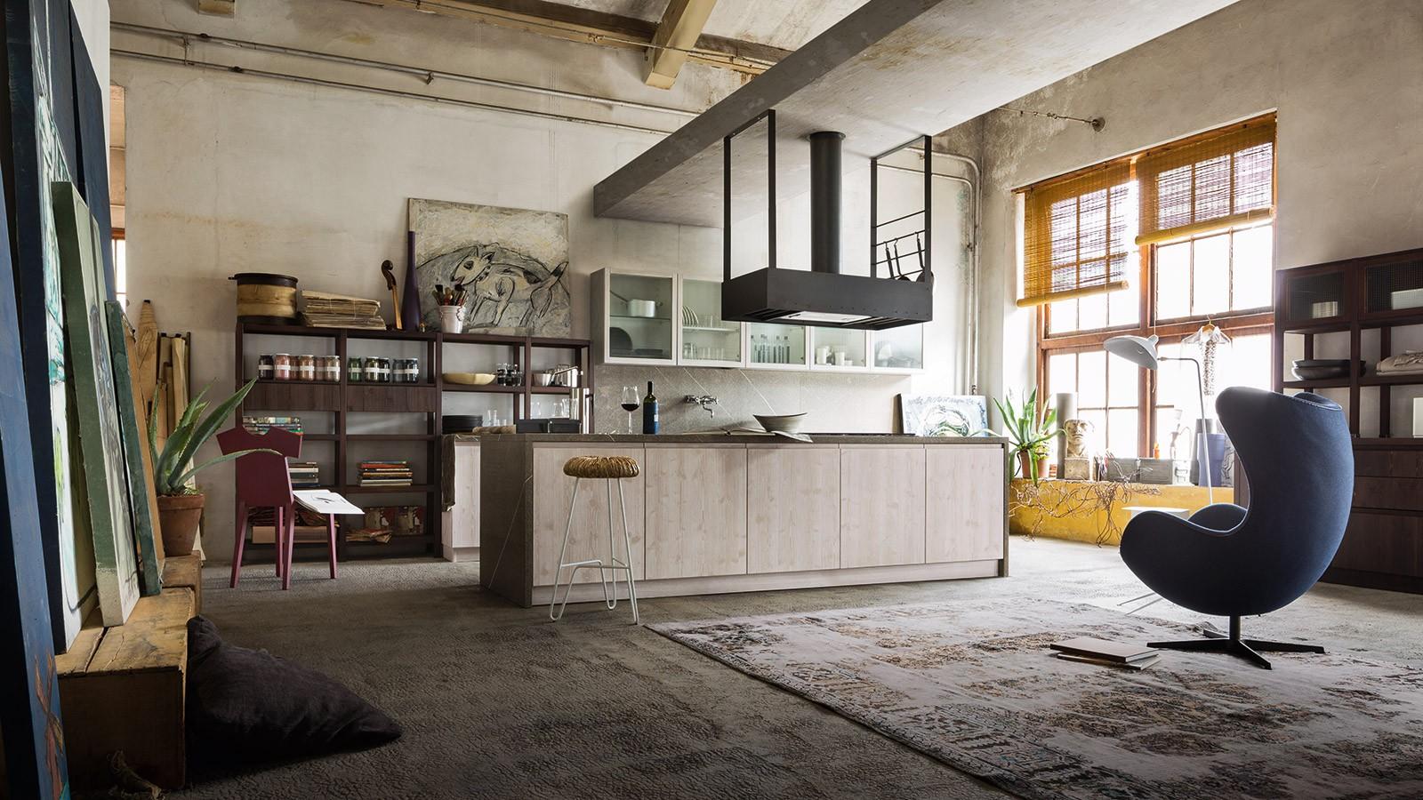 cucina moderna industry in legno