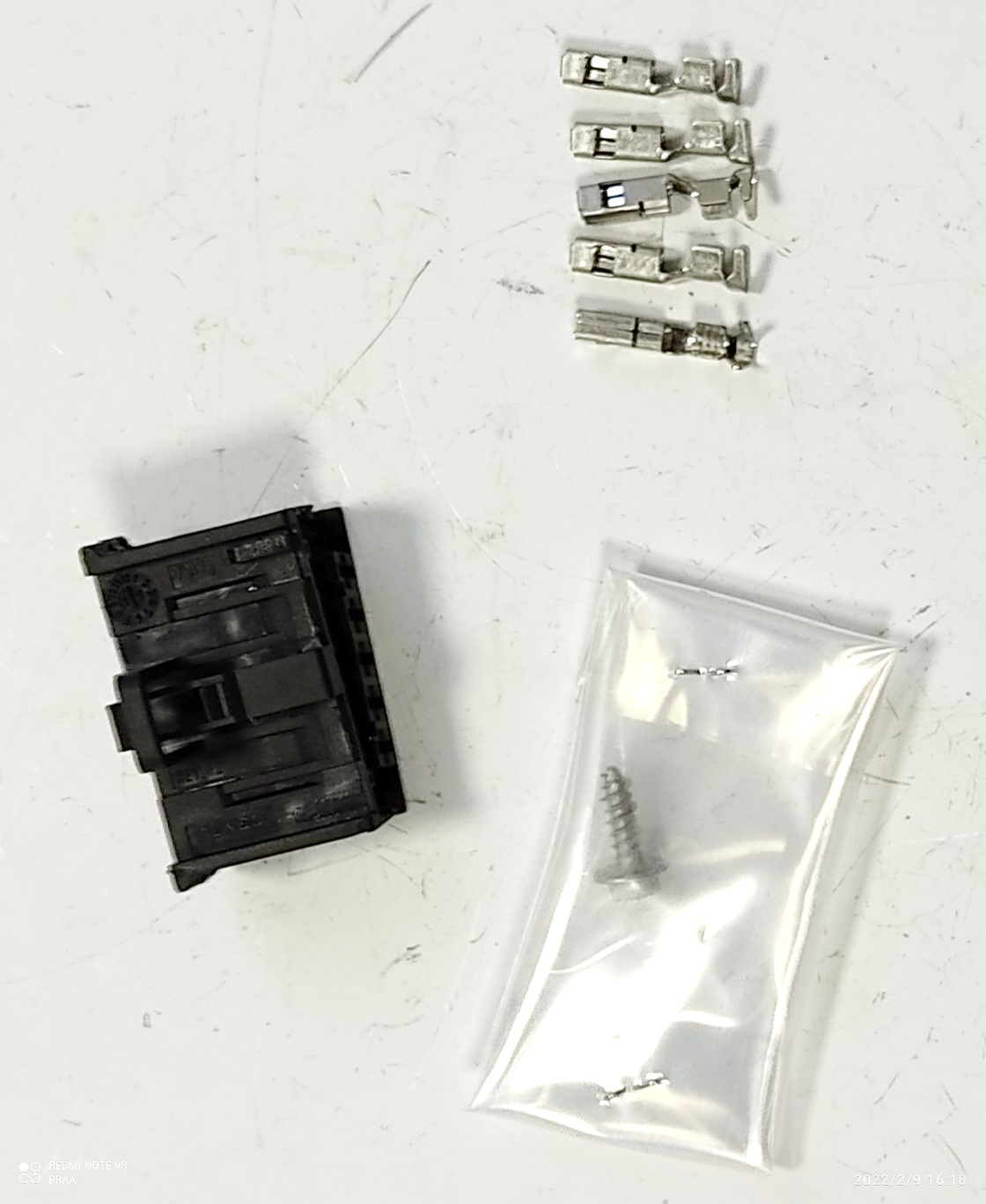 Pk Di 5 - Maschio 3 Pin Ventola Connettore Alimentazione - Nero Inc Pin - Foto 5