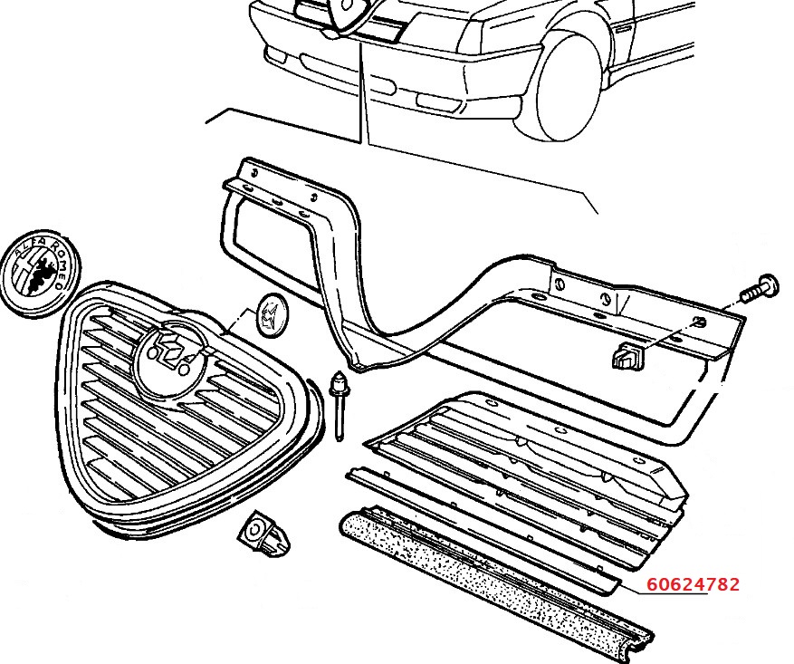 PRASCO FT4482305 - Modanatura Decorativa / Protettiva, Griglia Radiatore