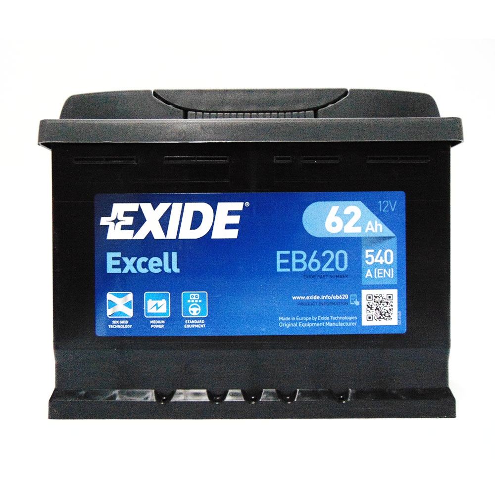Аккумулятор exide 62ah