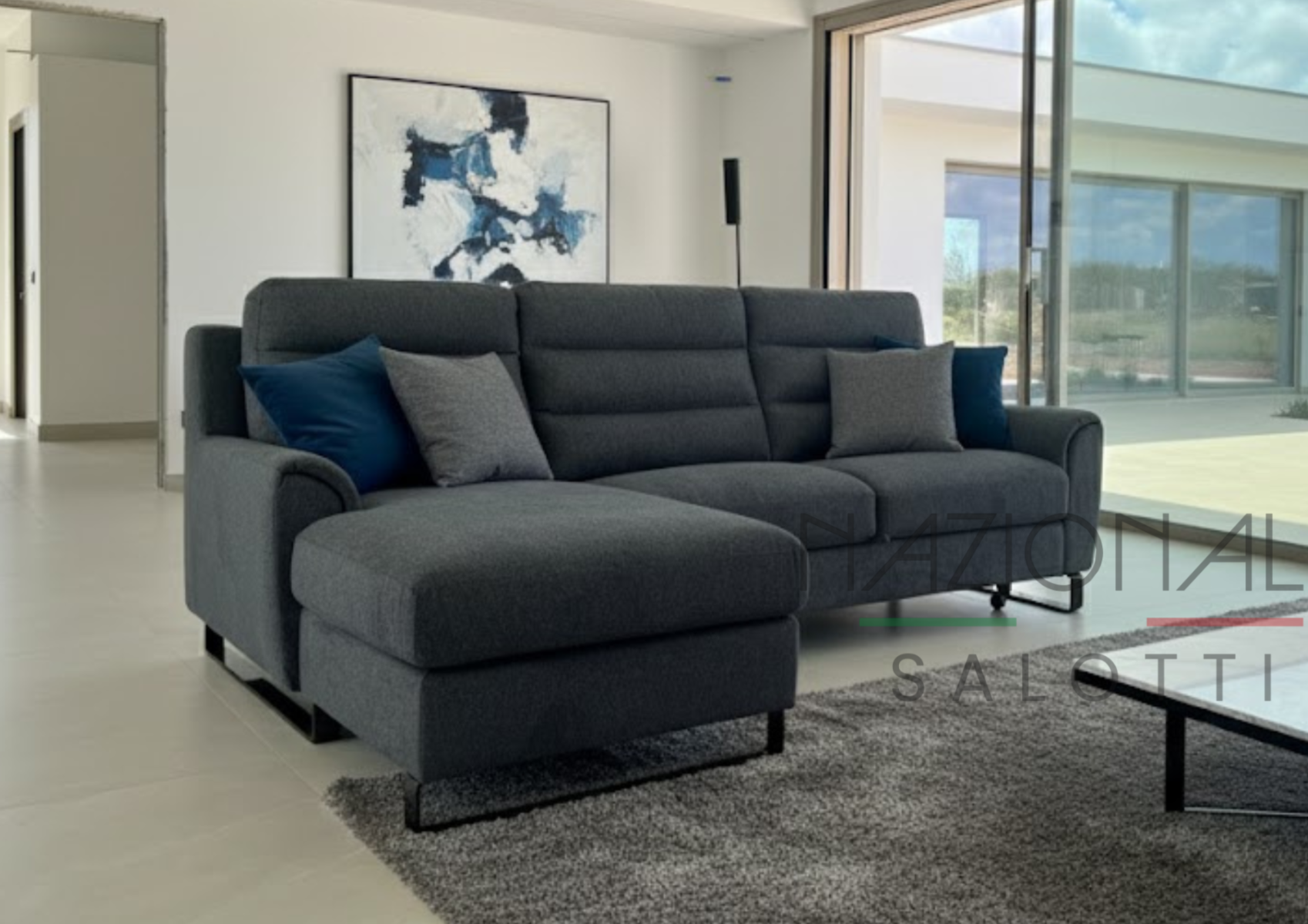 Divano Letto Angolare Divano Angolare Ginevra Con Letto Estraibile