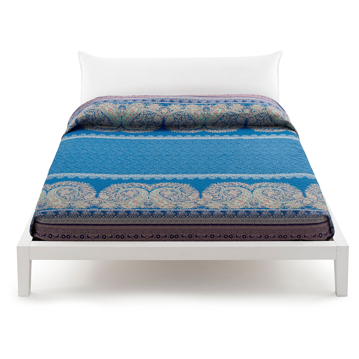 Copriletto Matrimoniale Bassetti - Doppia Faccia, Puro Cotone, 260x260cm - Foto 8