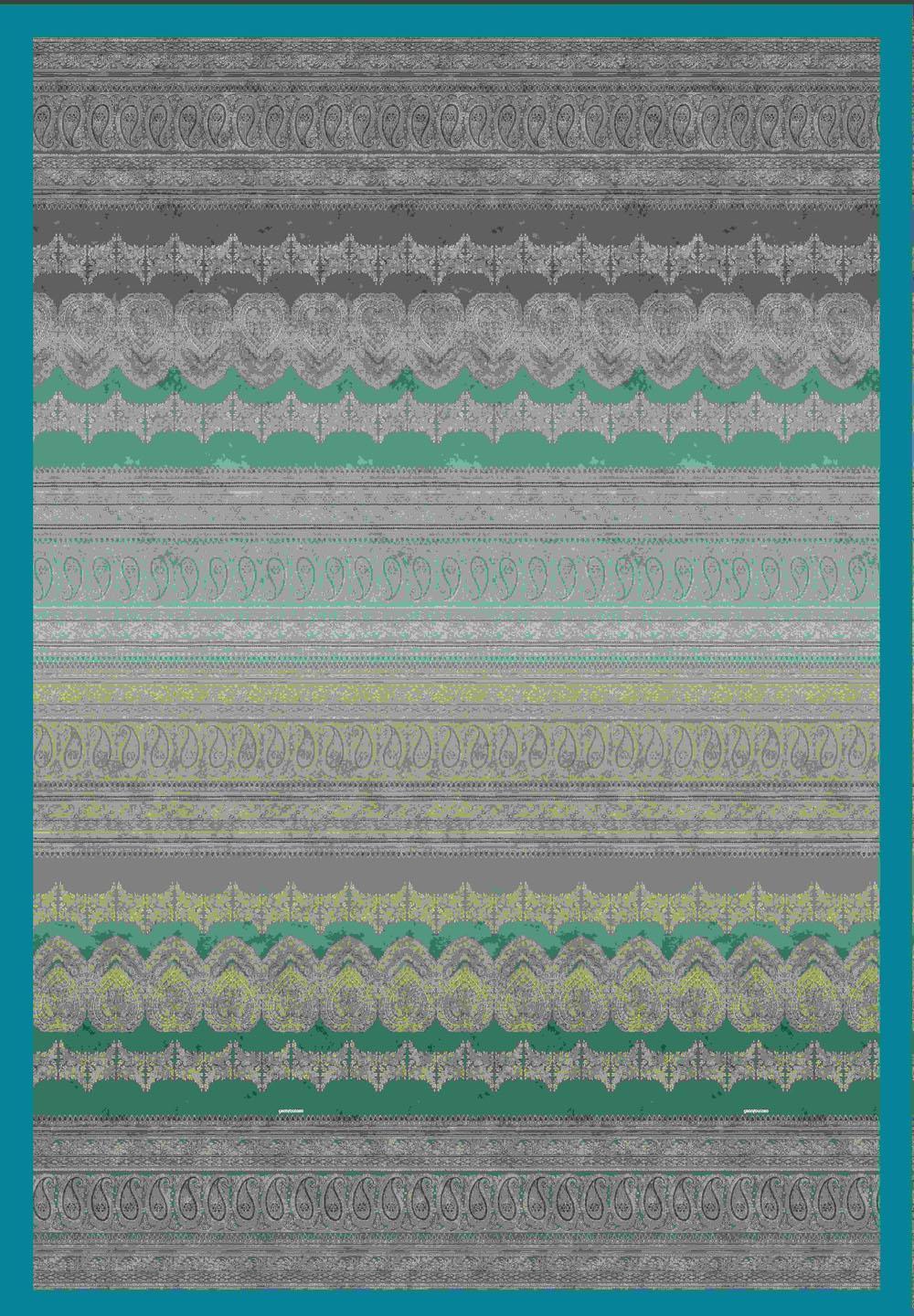 Bassetti Granfoulard MAXI Plaid BRUNELLESCHI 4 270x250 grigio-verde
