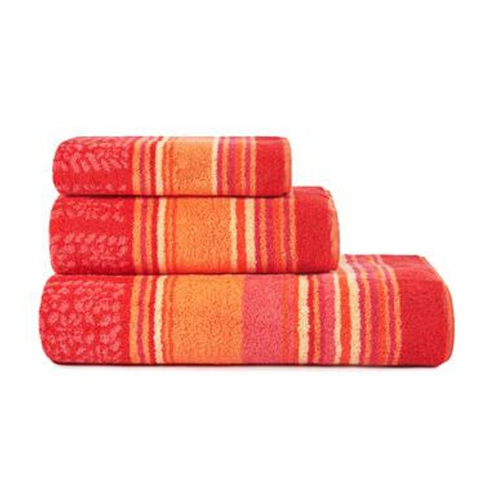 Jacquotha Set Di 2 Asciugamani Da Bagno A Scacchi – 139,7 X 69,8 Cm, 100% Cotone, 410 G/m², Arancione E Verde