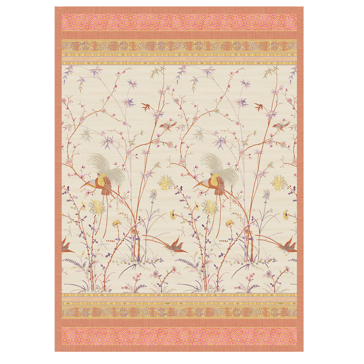 Plaid Coperta Granfoulard Bassetti FONG 41 240x250 beige rosa