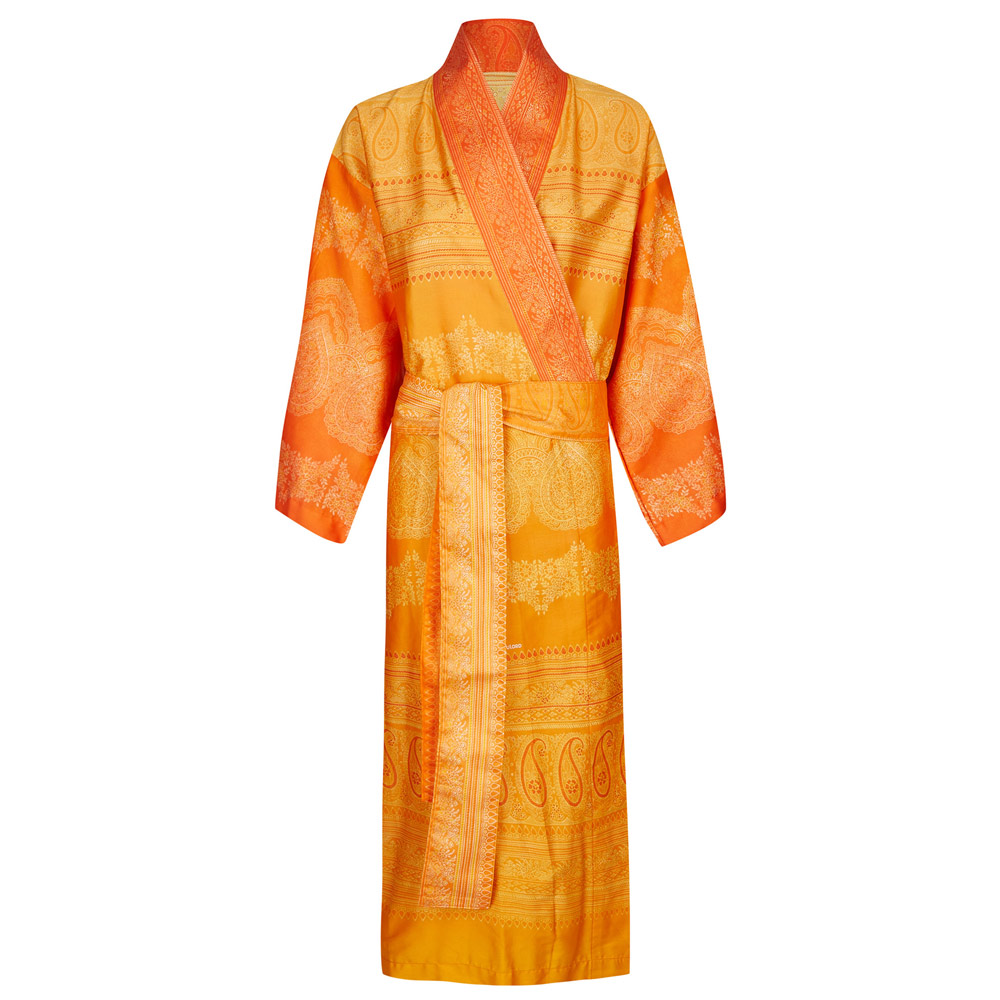 Bassetti Kimono Vestaglia Brunelleschi O2 mandarino Granfoulard 