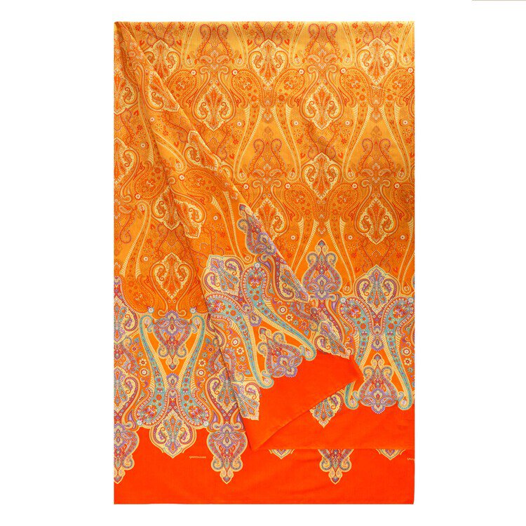 Telo Arredo Multifunzionale Bassetti KINKI O1 270x270cm – Puro Cotone, Stampato, Certificato OEKO-TEX, Usabile Come Copriletto, Tenda, Copridivano, Copritavolo, Foulard