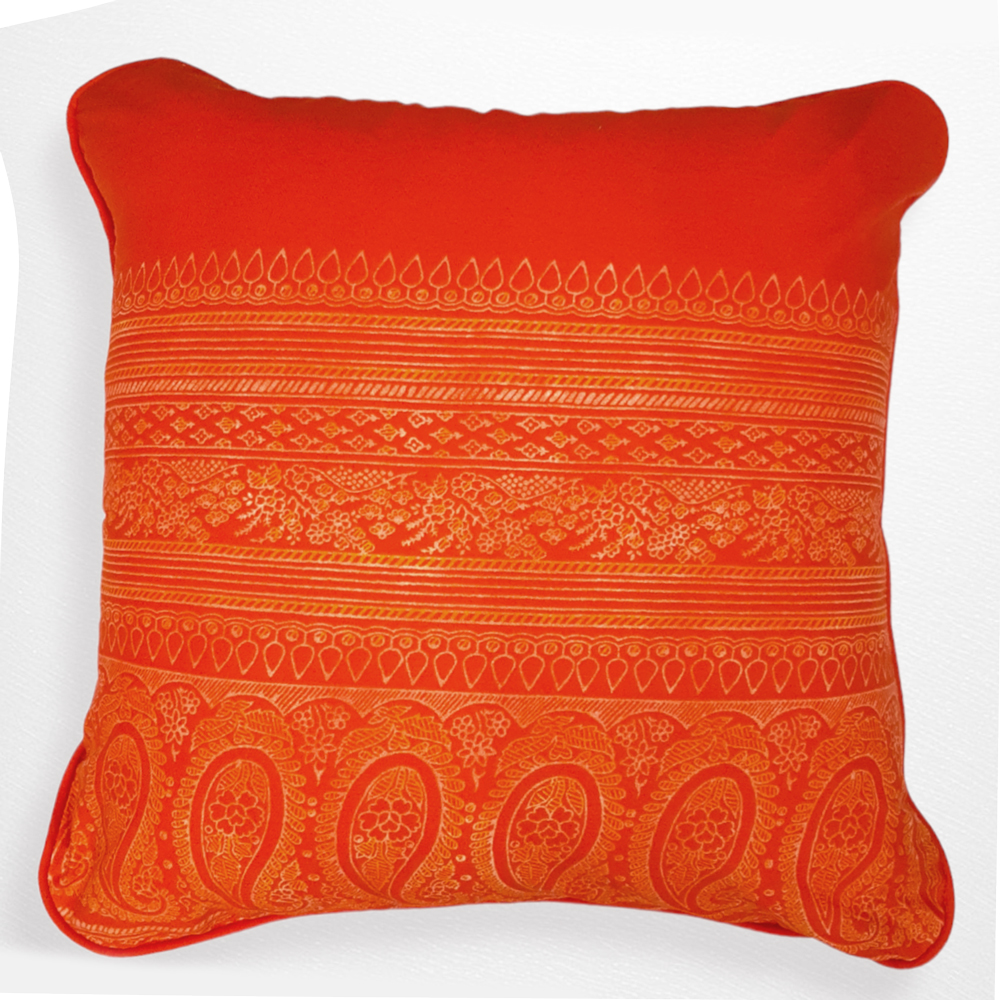 Federa da cuscino BASSETTI Granfoulard Brunelleschi O2 arancio