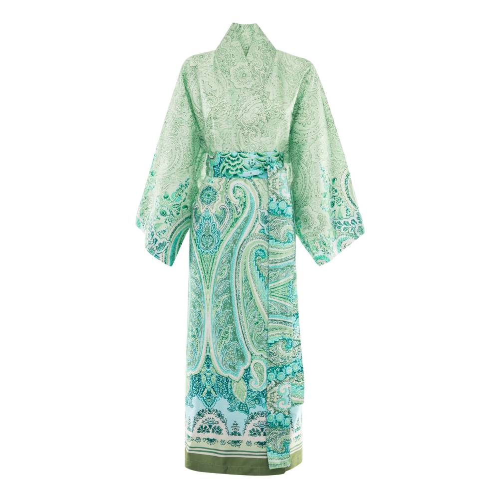 Bassetti Granfoulard Kimono Vestaglia Mergellina V1 verde