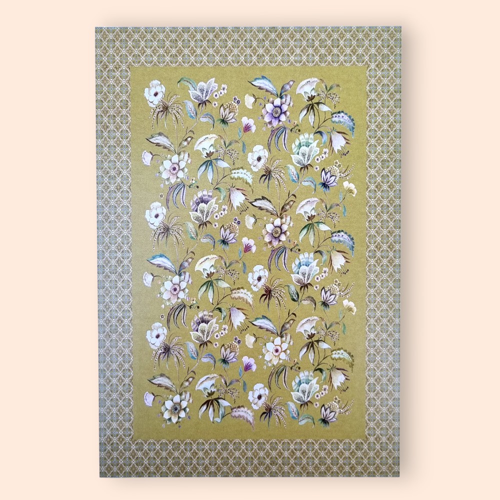 Plaid imbottito da divano GABEL 130x170 cm Mariposa Ambra